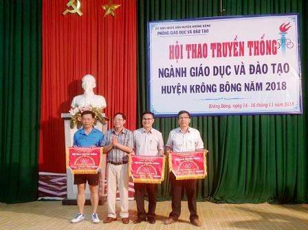 Bế mạc hội thao truyền thống ngành Giáo dục và Đào tạo huyện Krông Bông năm 2018